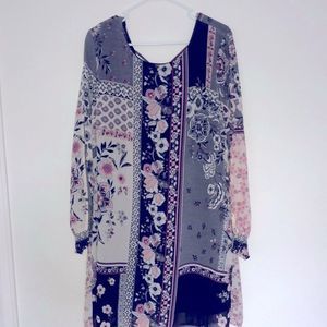 Marices dress size XL light material with extra lining and slid sleeves